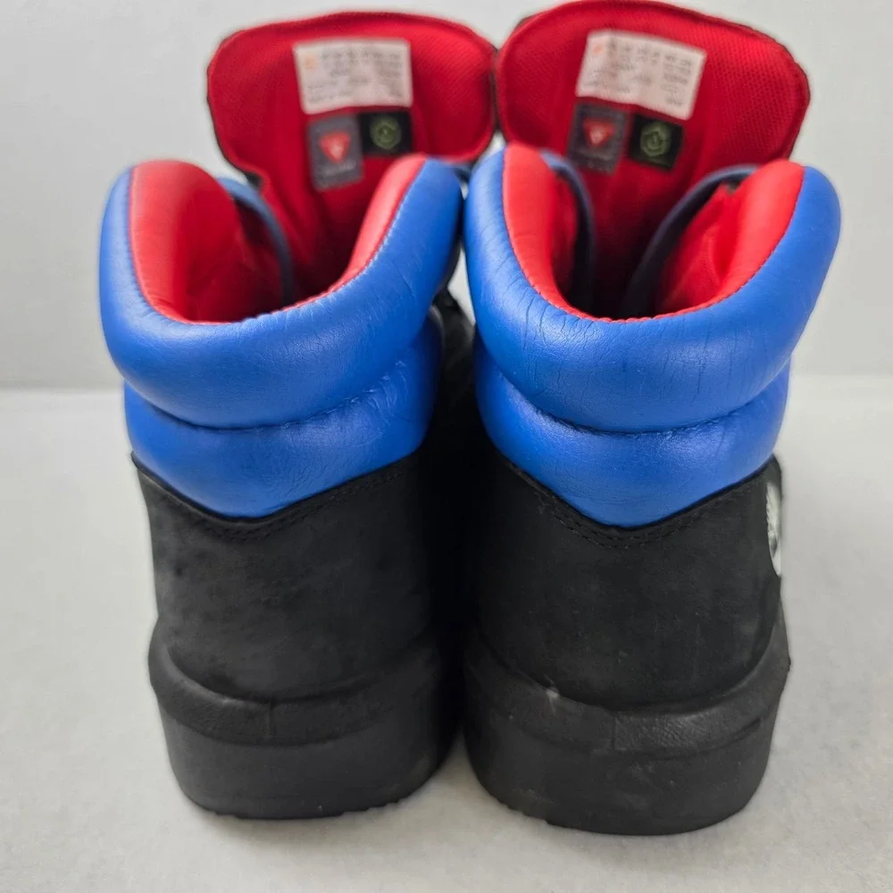 Timberland Philadelphia 76ers NBA Boots Black Blue Red Nubuck Mens TB0A2255